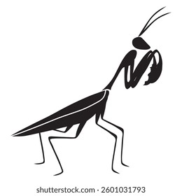 praying mantis icon vector design