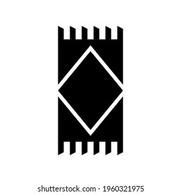 praying mat icon or logo isolated sign symbol vector illustration - high quality black style vector icons

