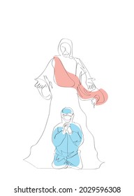 Rezando por la misericordia de Jesús por la liberación de la enfermedad de Coronavirus (COVID-19)