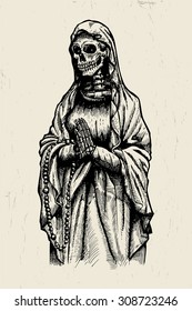 Praying Skeleton