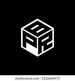 PRB letter logo design in illustration. Vector logo, calligraphy designs for logo, Poster, Invitation, etc.