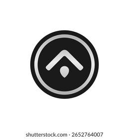 PRCL, Parcl Münze flaches Design Symbol Logo