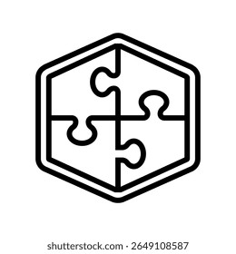 ícone de linha pré-montada vetor. sinal pré-montado. isolado contorno símbolo ilustração preta