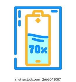 ícone de cor pré- carregada vetor. sinal pré- carregado. ilustração de símbolo isolado