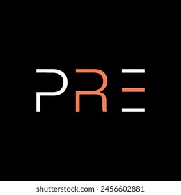 PRE Creative logo And Icon Design