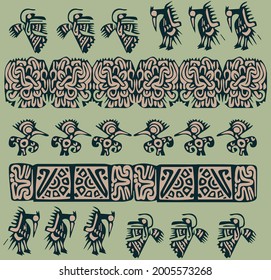 PRE INCA PRE MAYA PRE AZTEC TEXTILE COLOR BACKGROUND WALLPAPER 
ETHNIC
