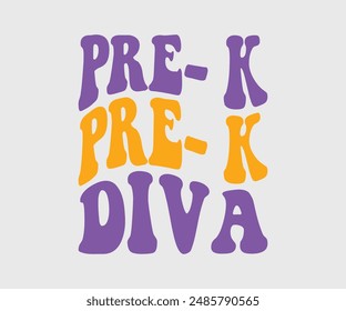 Pre- K Diva, Teacher Gift ,First Day Of School ,Kids Back To School T shirt, Gaming School T shirt