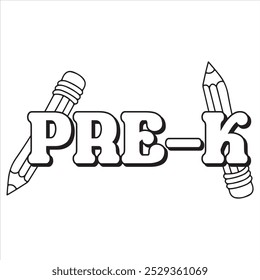 PRE K  Teacher Day T-Shirt Design