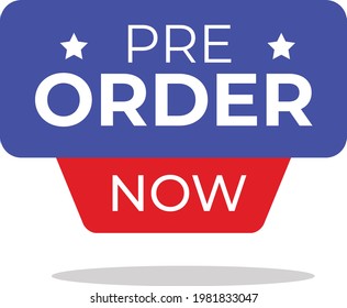 Pre Order Sale Now Template Vector