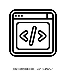 pre programmed modes line icon vector. pre programmed modes sign. isolated contour symbol black illustration