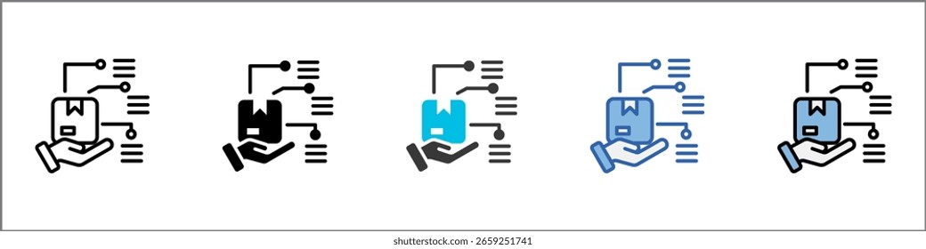 Vorverkauf Icon Pack Multistyle Illustration