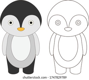 Pre School Coloring Animal Illustration