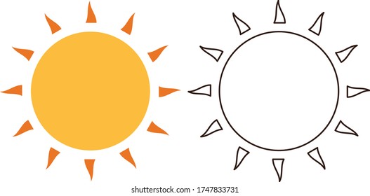 Pre School Coloring Astronomic Object