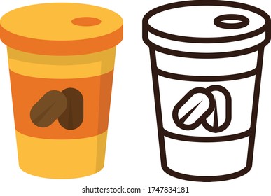 Pre School Coloring Food Illustration