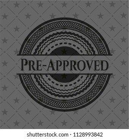 Pre-Approved black emblem