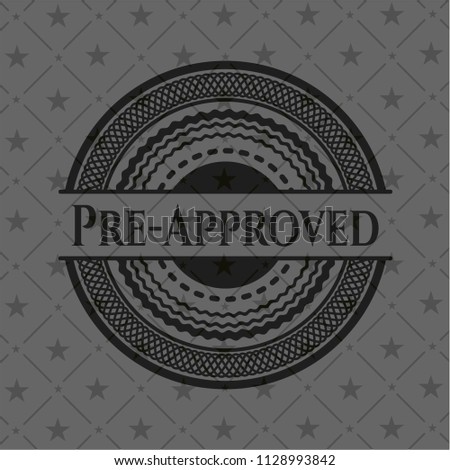 Pre-Approved black emblem