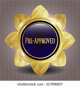 Pre-Approved gold badge