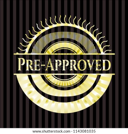 Pre-Approved gold badge