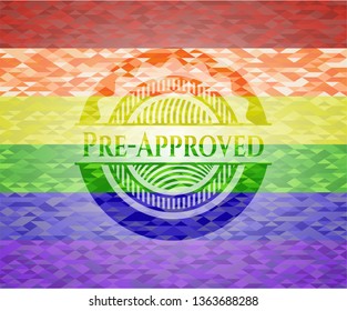 Pre-Approved lgbt colors emblem 