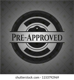Pre-Approved realistic black emblem