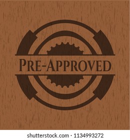 Pre-Approved realistic wood emblem