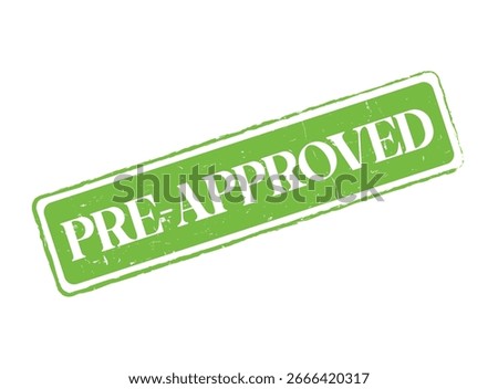 Pre-Approved Rubber Stamp Seal for Financial and Documents