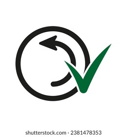 Pre-approved symbol. Vector illustration. stock image.