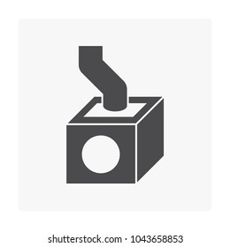 Precast concrete manhole or catch basin vector icon. Include downsprout, diverter for access, cleaning by install in stormwater, rainwater drainage system by connect to sewer pipe, drain gutter.