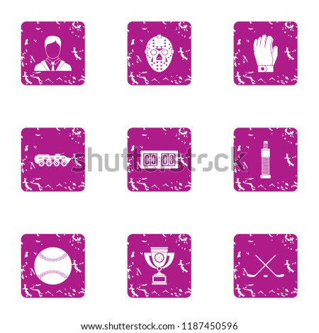 Precedence icons set. Grunge set of 9 precedence vector icons for web isolated on white background