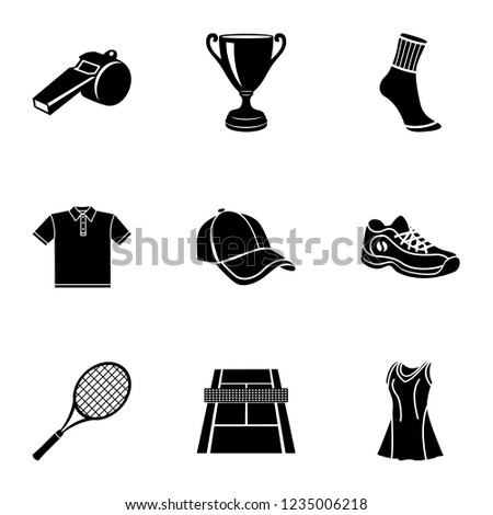 Precedence icons set. Simple set of 9 precedence vector icons for web isolated on white background