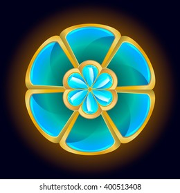 precious flower on a dark background
