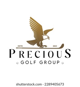 Precious Golf Group Vintage Business Logo