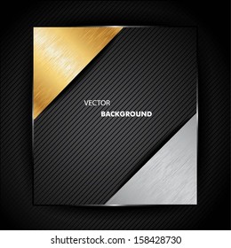 Precious metal. Vector Background.  