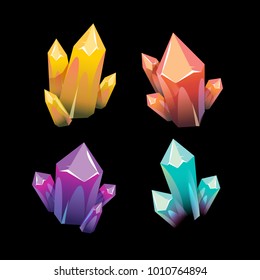 Precious mineral, vector illustration