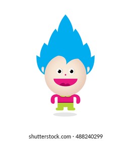 precious satisfied demon vector painting best for seal character smiling cute animal ugly anxious vacation youth satan facial kid isolated colourful hilarious kids holiday smile colorful fun humorous