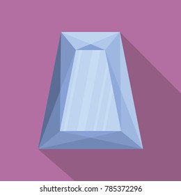 Precious stone icon. Flat illustration of precious stone vector icon for web.