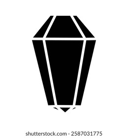 precious stone icon Simple thin line logo