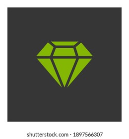 icono de piedra preciosa. Ilustración del vector EPS 10.