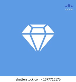 icono de piedra preciosa. Ilustración del vector EPS 10.