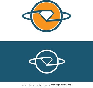 Preciouse Planet Design Logo Vector