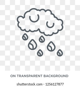 precipitation icon. precipitation design concept from  collection. Simple element vector illustration on transparent background.