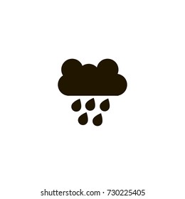 precipitation icon. sign design