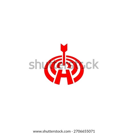 A precise bullseye target forming a unique letter monogram logo. Perfect for marketing agencies, focus-based brands, analytics companies, strategy firms, and modern identity visuals.