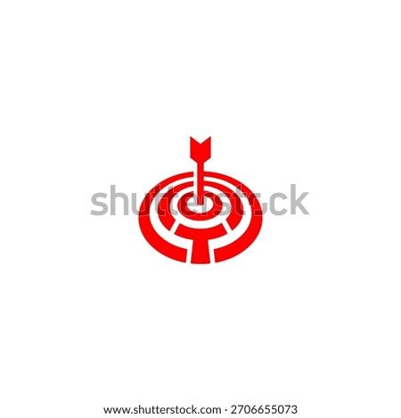 A precise bullseye target forming a unique letter monogram logo. Perfect for marketing agencies, focus-based brands, analytics companies, strategy firms, and modern identity visuals.