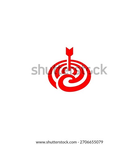 A precise bullseye target forming a unique letter monogram logo. Perfect for marketing agencies, focus-based brands, analytics companies, strategy firms, and modern identity visuals.