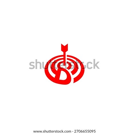 A precise bullseye target forming a unique letter monogram logo. Perfect for marketing agencies, focus-based brands, analytics companies, strategy firms, and modern identity visuals.