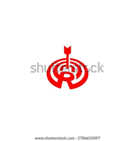 A precise bullseye target forming a unique letter monogram logo. Perfect for marketing agencies, focus-based brands, analytics companies, strategy firms, and modern identity visuals.