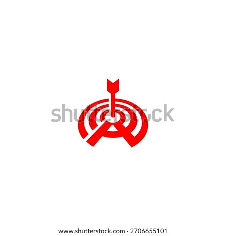 A precise bullseye target forming a unique letter monogram logo. Perfect for marketing agencies, focus-based brands, analytics companies, strategy firms, and modern identity visuals.