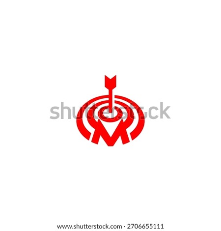 A precise bullseye target forming a unique letter monogram logo. Perfect for marketing agencies, focus-based brands, analytics companies, strategy firms, and modern identity visuals.