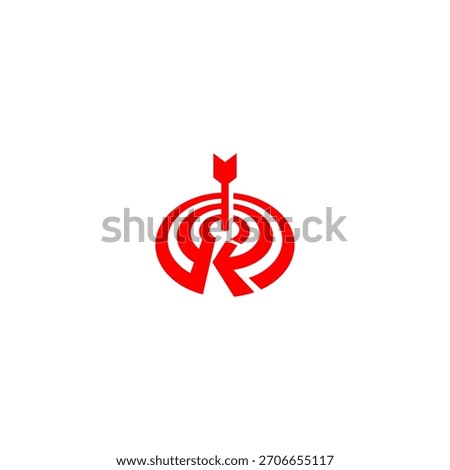 A precise bullseye target forming a unique letter monogram logo. Perfect for marketing agencies, focus-based brands, analytics companies, strategy firms, and modern identity visuals.